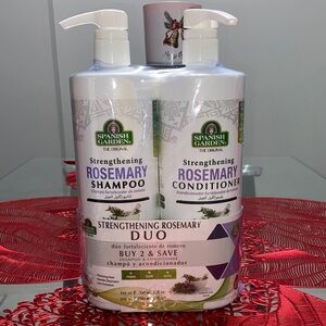Strengthening Rosemary Shampoo and Conditioner Duo - White